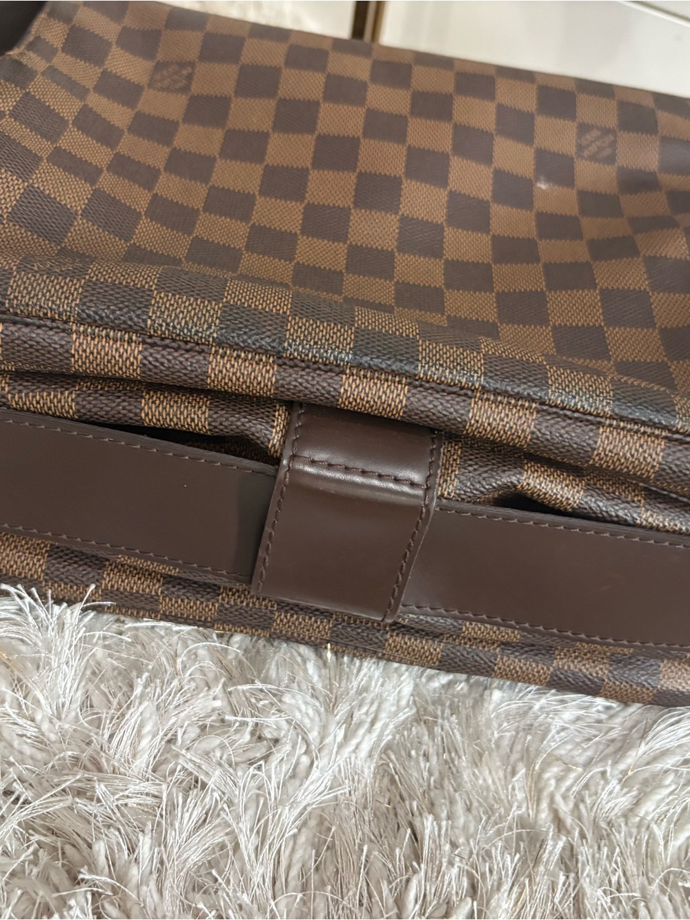 Louis Vuitton brown damier ebene navigilo Messenger bag with adjustable strap - Picture 6 of 12